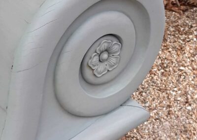 Restoration of teak bench